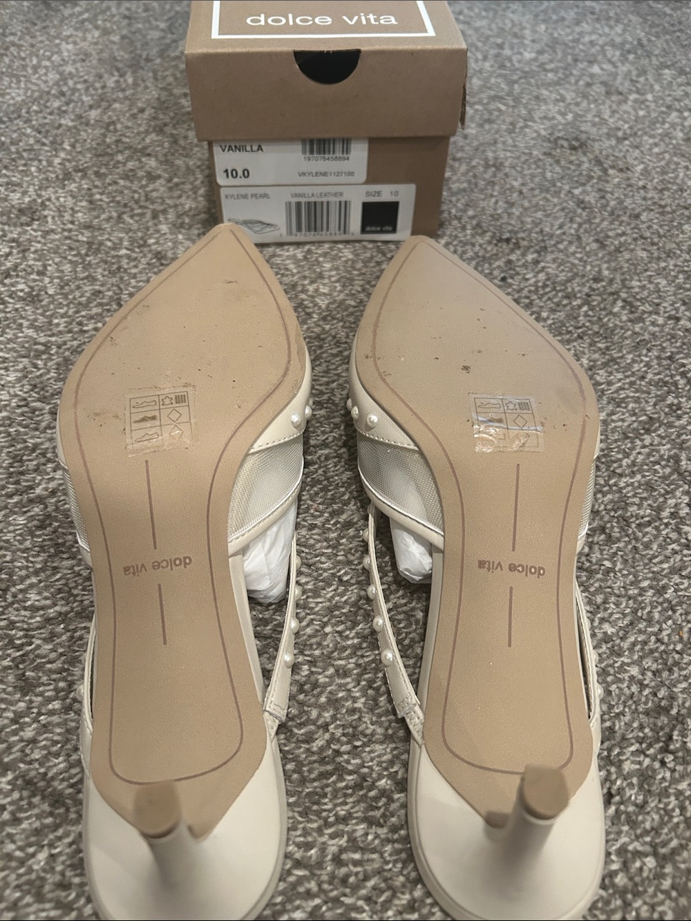 Dolce Vita Kylene Pearl in Vanilla Leather - Picture 3 of 3
